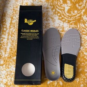 Dr. Martens Gray and Black Insoles